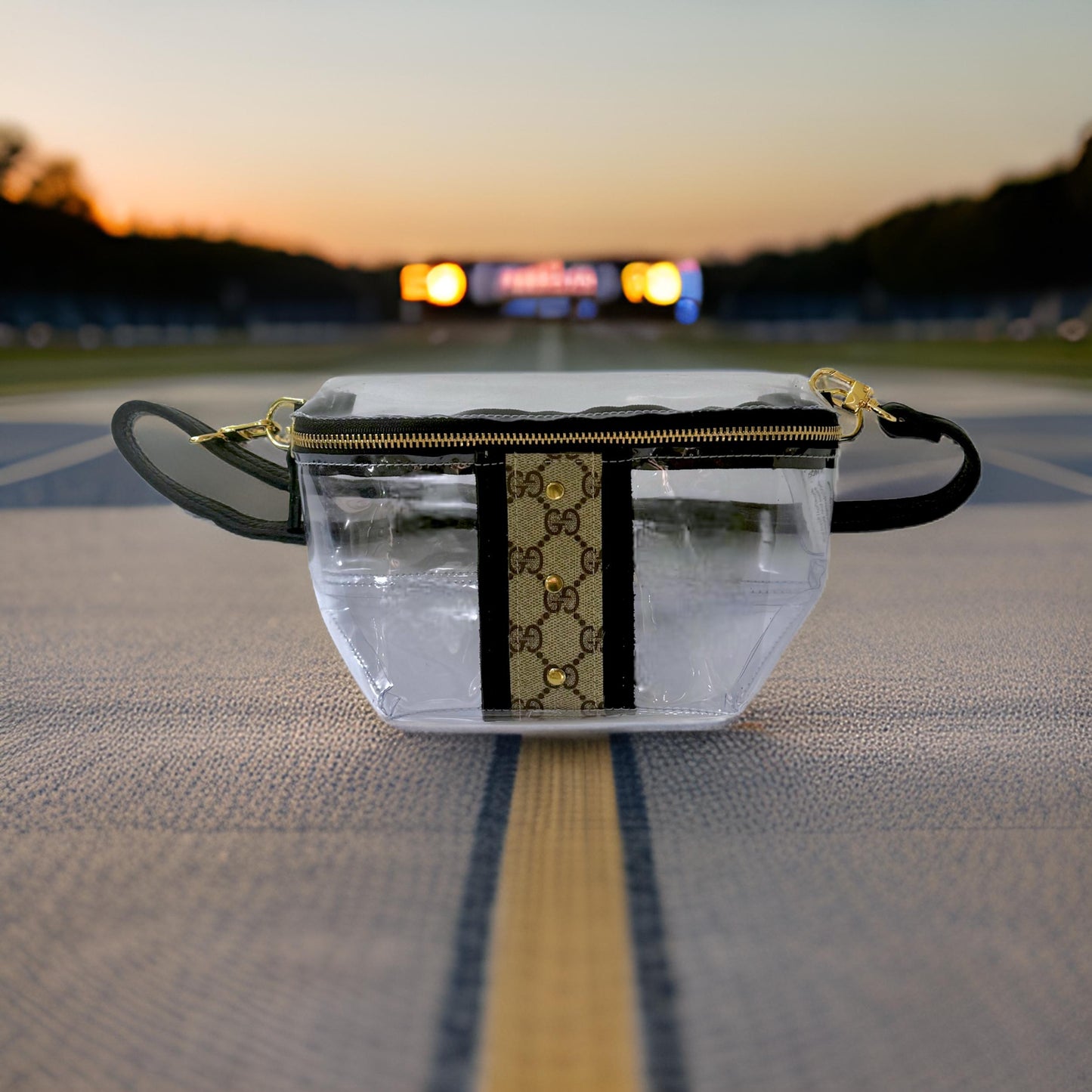 Britt VinylVoque Clear Belt Bag | Upcycled Gucci