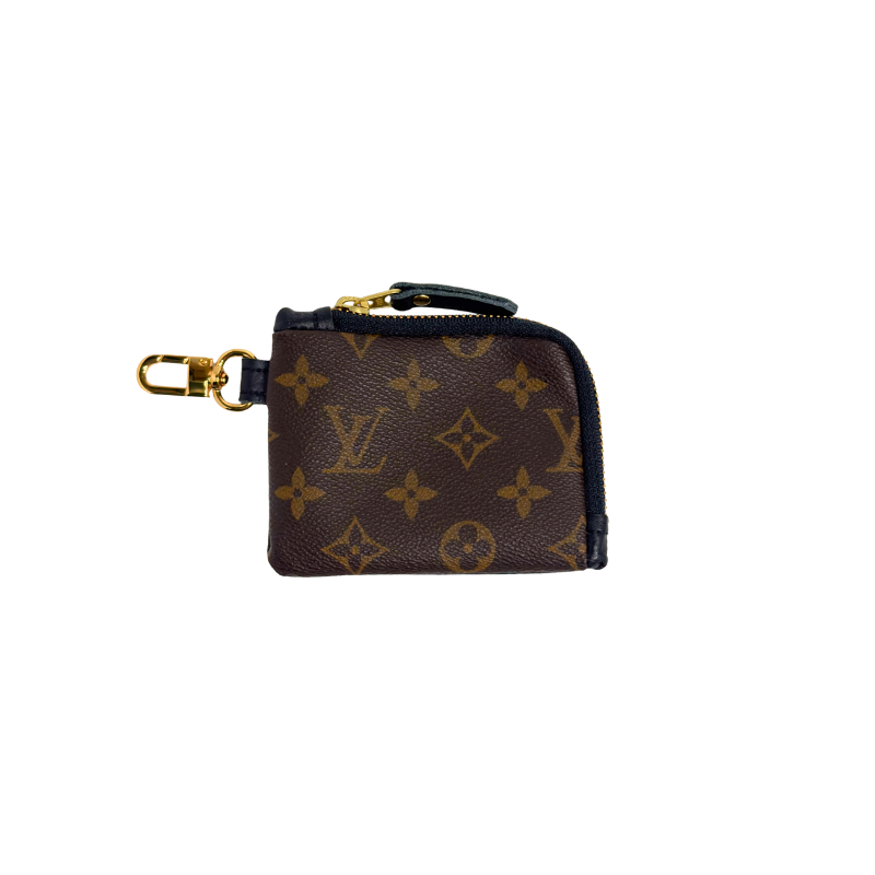 Penny Keychain Wallet In Leather | Upcycled Gucci & LV