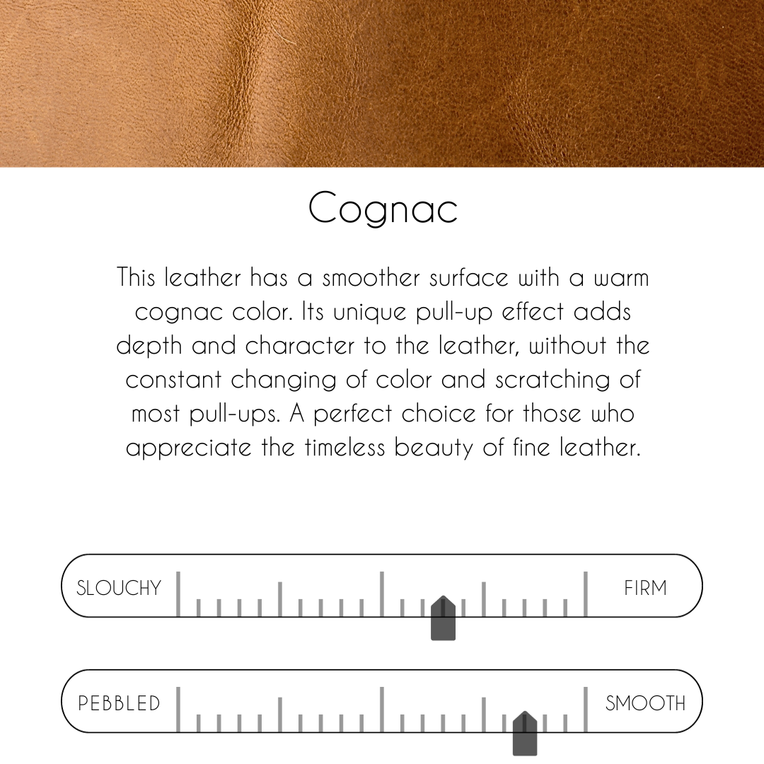 Eva Phone Wallet In Cognac Leather | Brown+White (Pre Made)