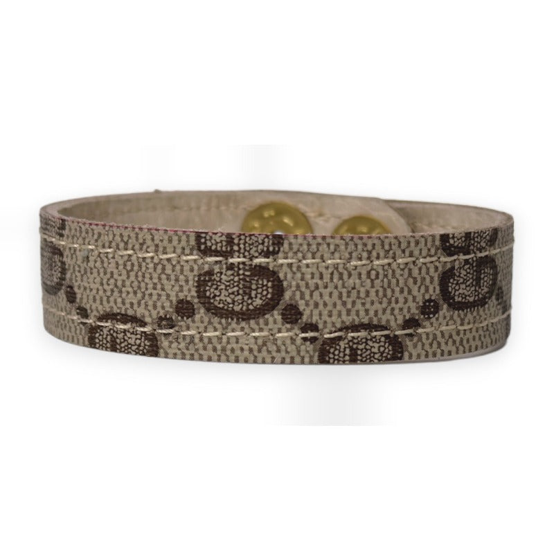 LuxAdorn Bracelet In Upcycled LV, GG