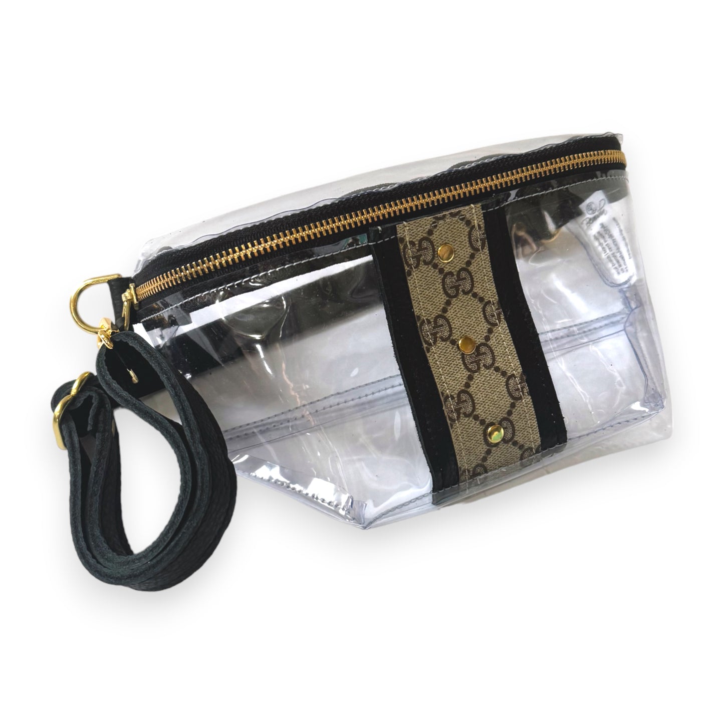 Britt VinylVoque Clear Belt Bag | Upcycled Gucci