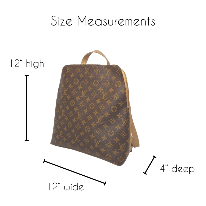 Riley Backpack in Bronze Leather | Upcycled Louis Vuitton Full front