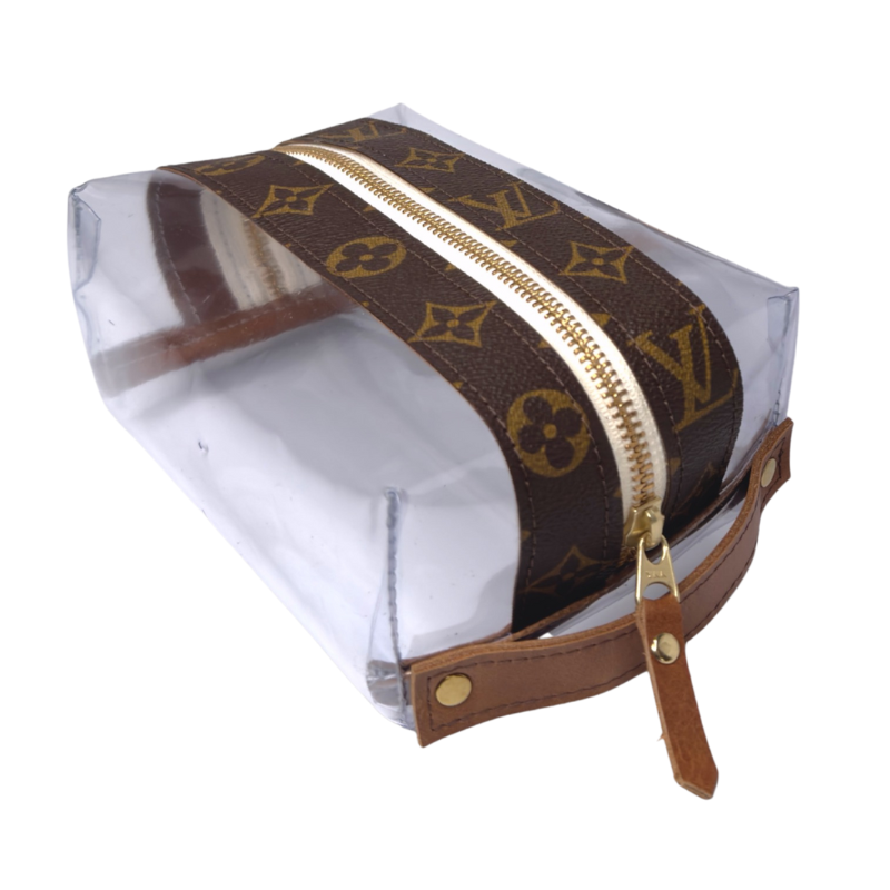 Taylor Travel Pouch In VinylVoque | Upcycled LV