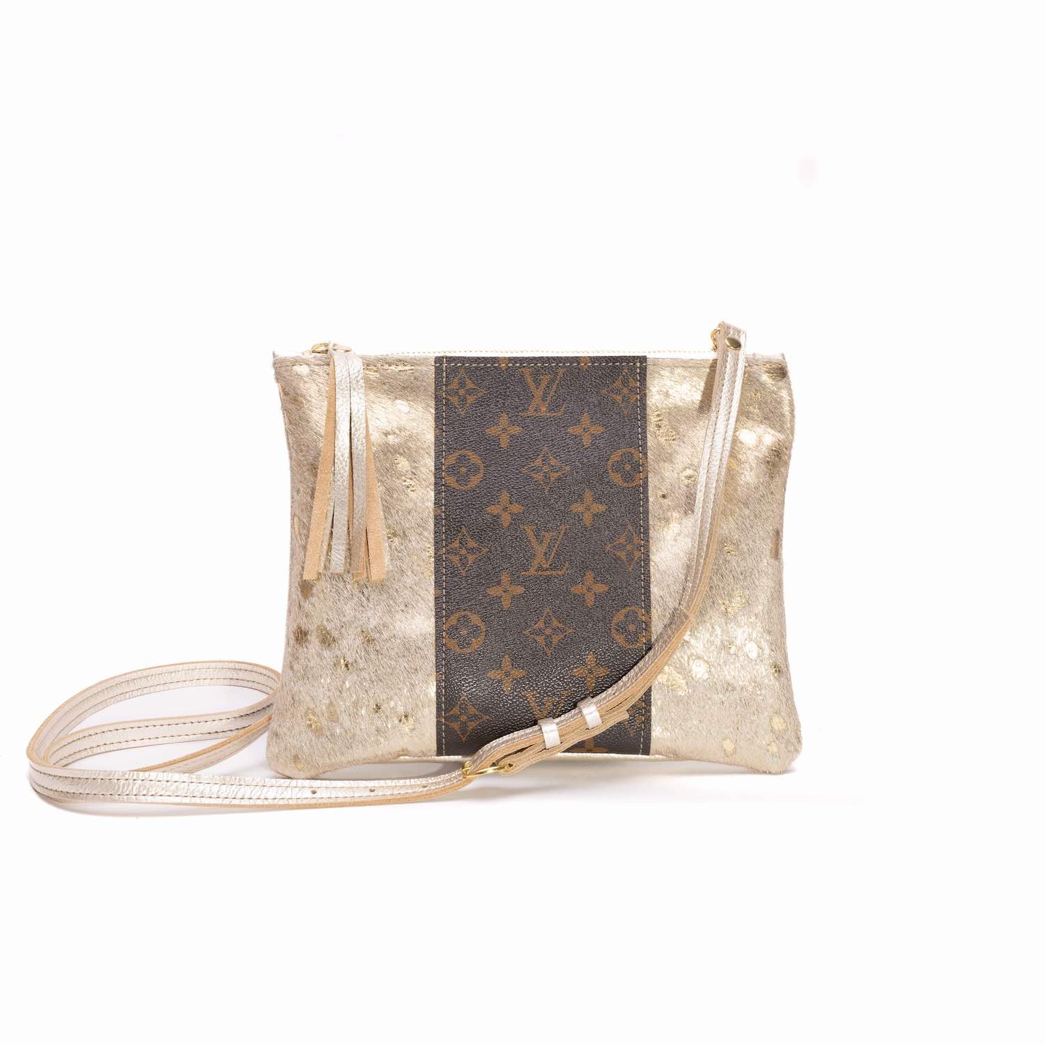 upcycled louis vuitton clear bag