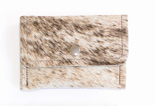 Small Wallet - Cowhide & Leather