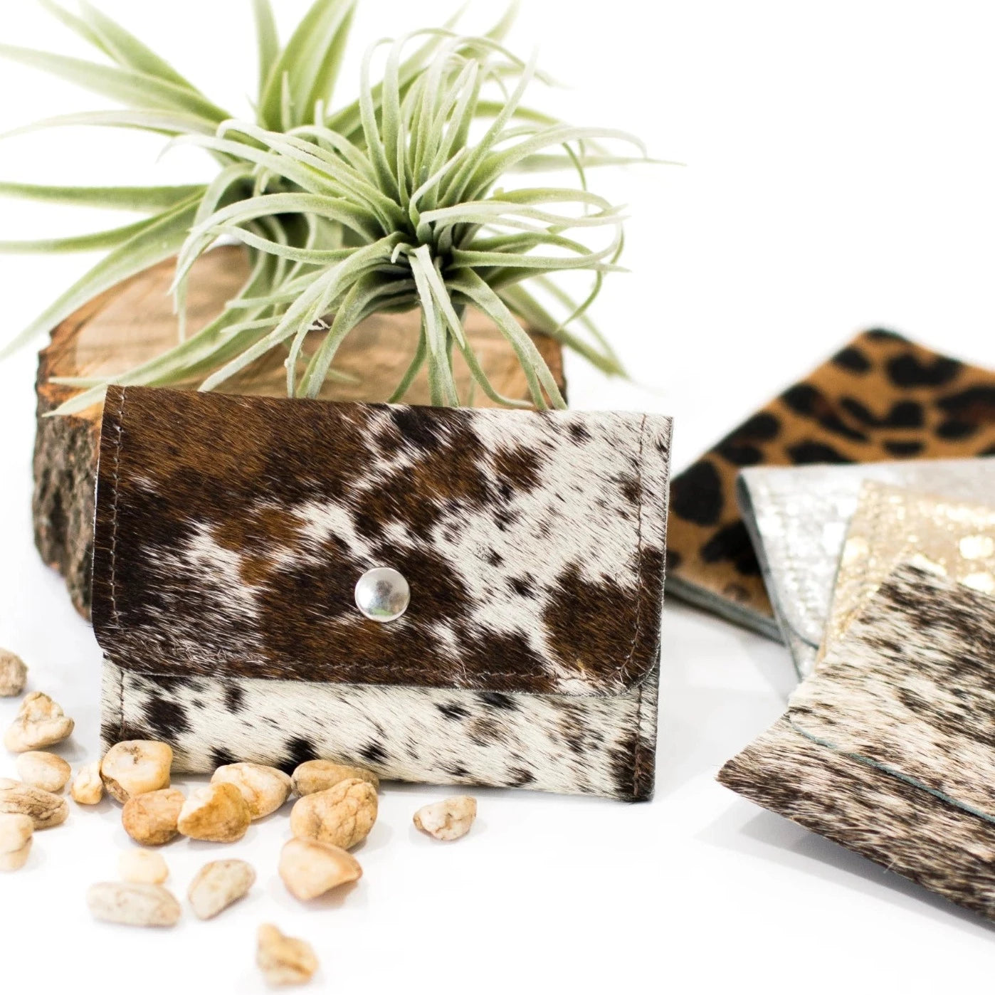 Small Wallet - Cowhide & Leather