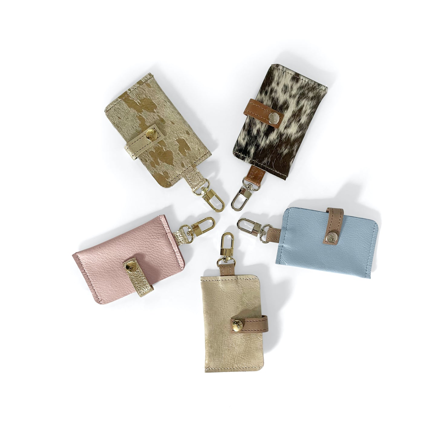 Claire Card Holder In Leather (Pre Made)