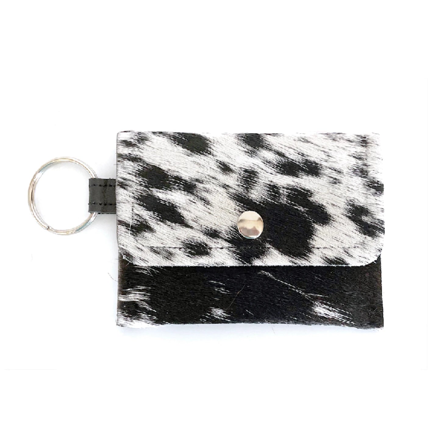 Keychain Wallet - Cowhide & Leather (Pre Made)