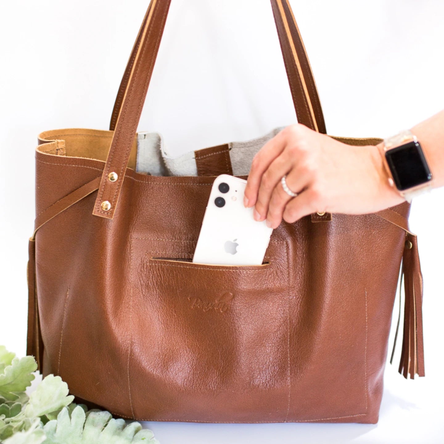 Valise - Brown+White