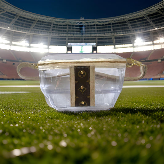 Upcycled LV Clear Belt Bag | Britt VinylVoque