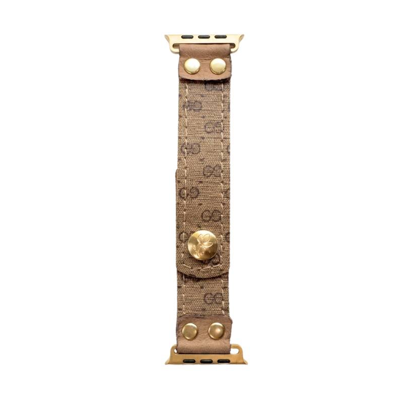 Upcycle Gucci Apple Watch Band In Micro GG (Limited Edition)