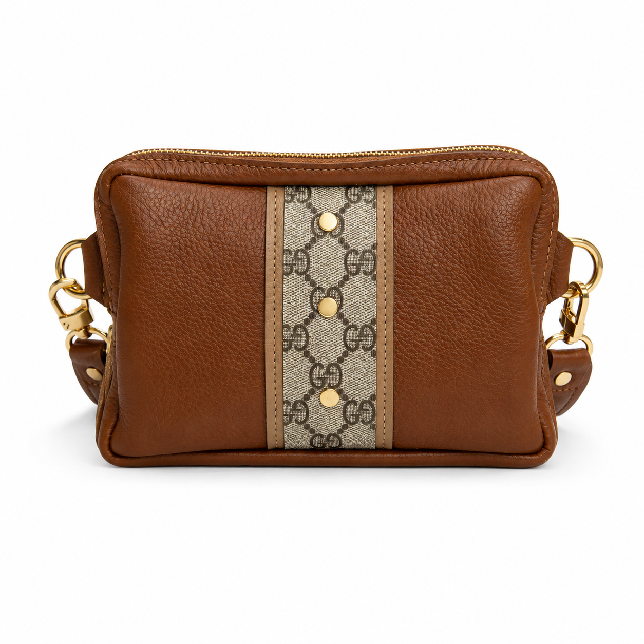 Bella Belt Bag - Upcycled Interlock - Sienna
