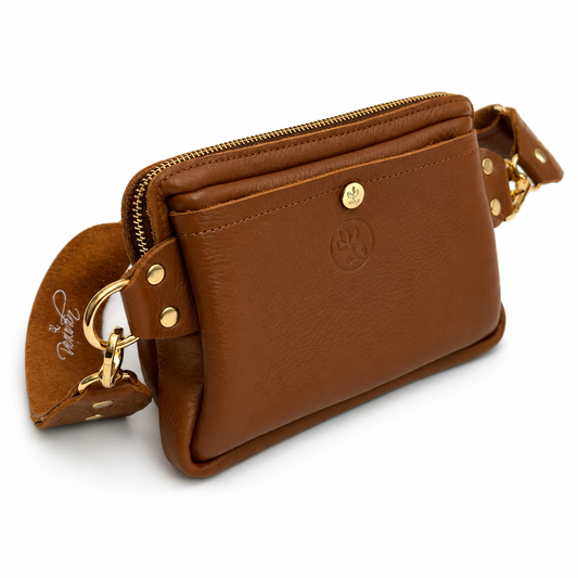 Bella Belt Bag - Upcycled Interlock - Sienna