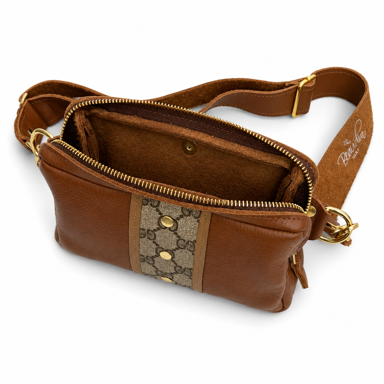 Bella Belt Bag - Upcycled Interlock - Sienna