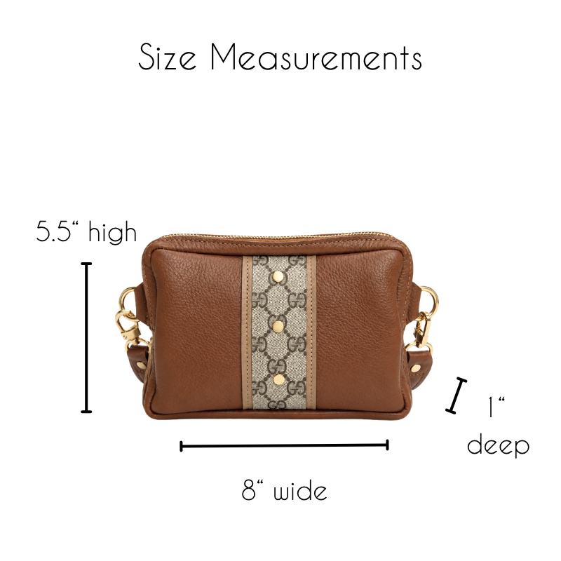 Bella Belt Bag - Upcycled Interlock - Sienna