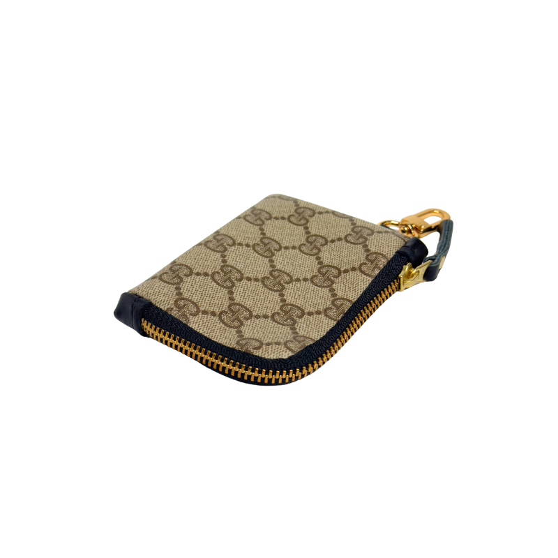 Penny Keychain Wallet In Leather | Upcycled Gucci & LV