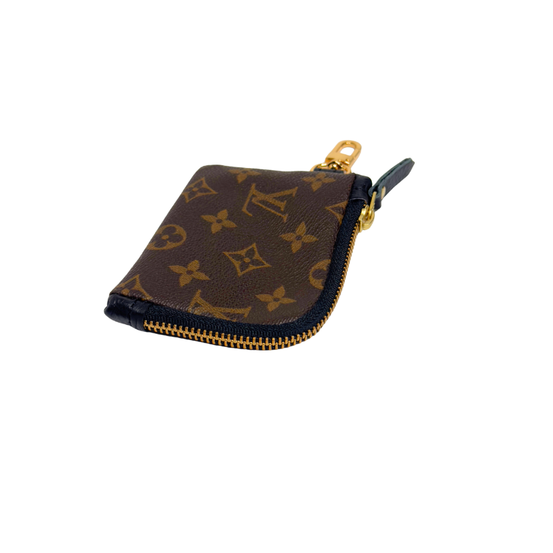 Keychain Wallet in Luxe Leather + Upcycled LV or Gucci – Beaudin