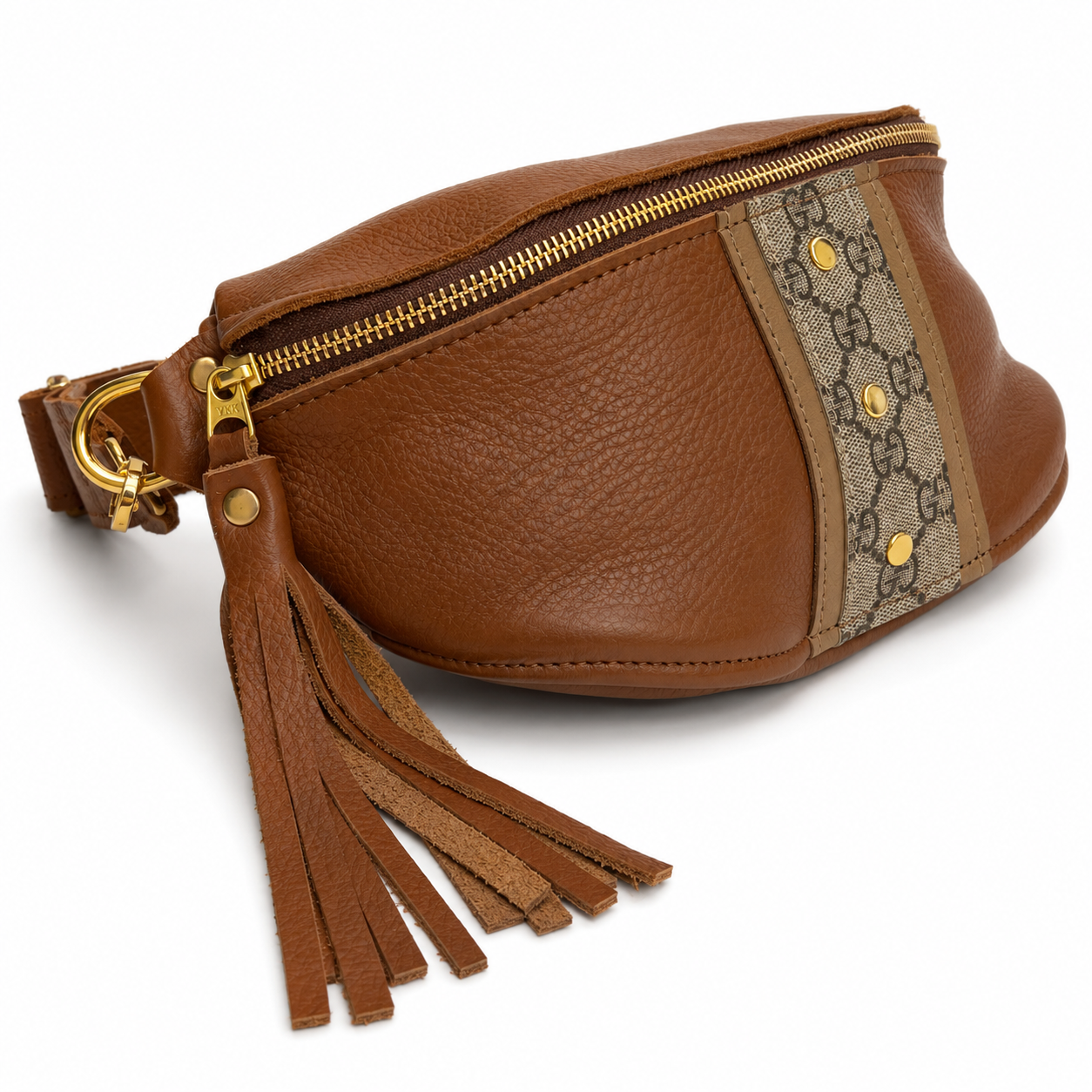 Britt Belt Bag - Upcycled Interlock - Sienna