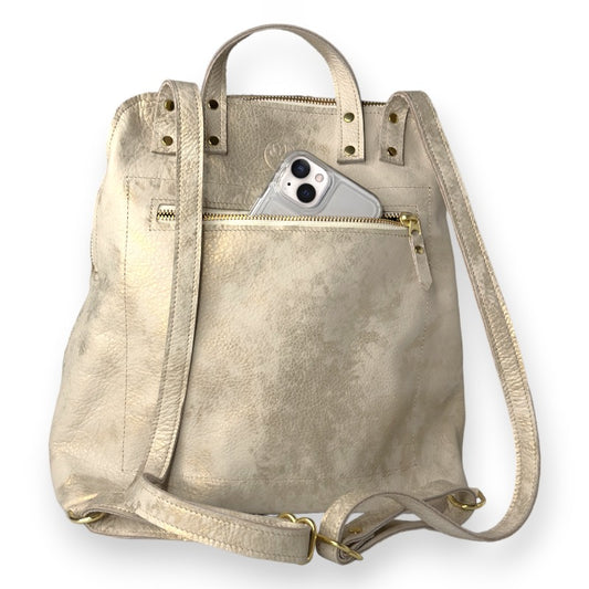 LV Riley Backpack - Stone Leather
