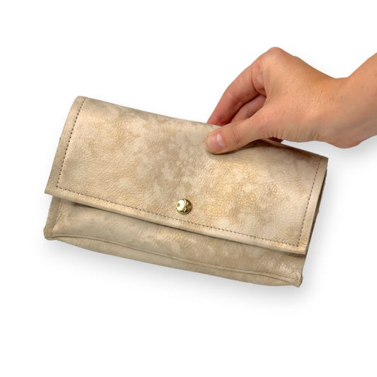 Madison Shoulder Bag In Stone Leather