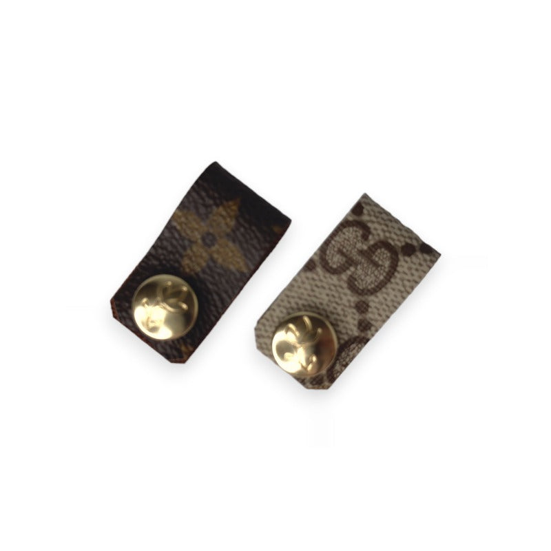 Cord Couture Organizer In Upcycled LV, GG | Set of 3