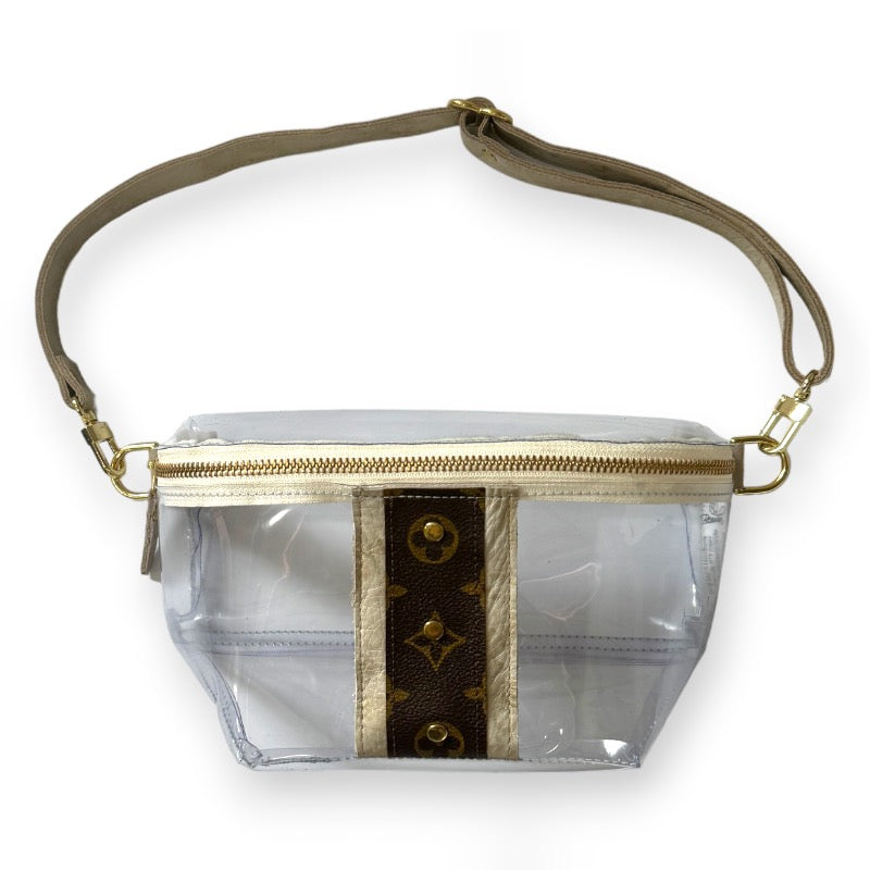 Upcycled LV Clear Belt Bag | Britt VinylVoque