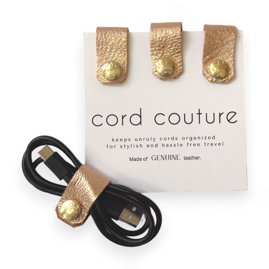 Cord Couture Organizer In Leather | Set of 3