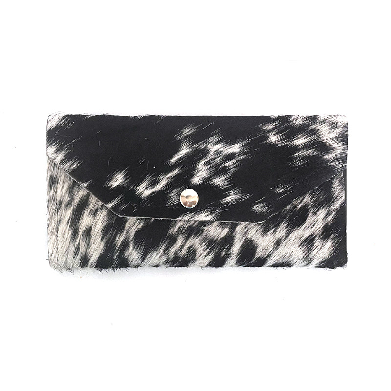 Large Wallet | Cowhide & Leather (Pre Made)
