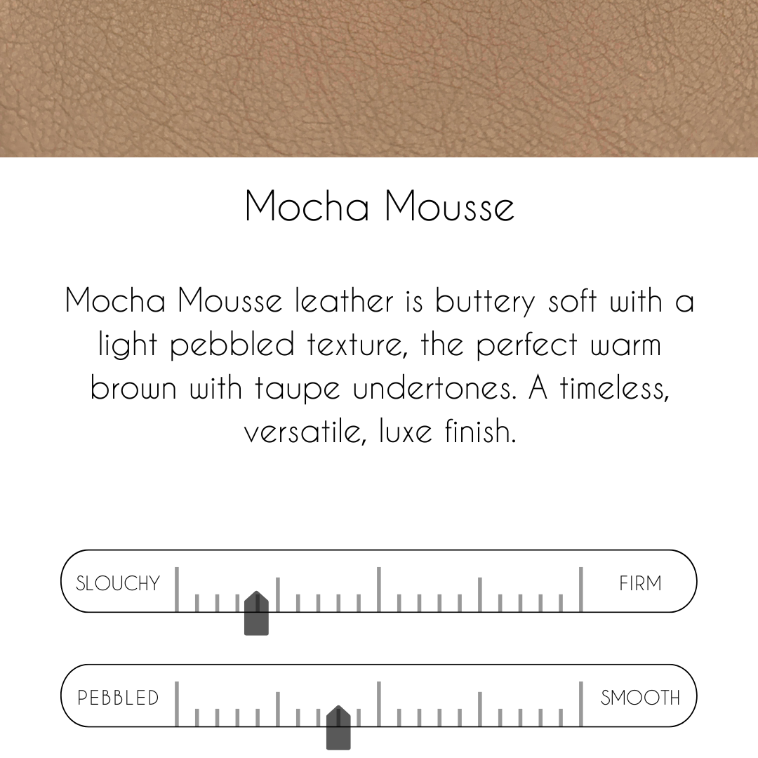 Upcycled GG Full Front Belt Bag in Mocha Mousse Leather | Britt