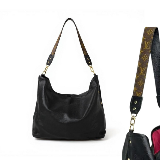 Sheila Upcycled LV Leather Handbag