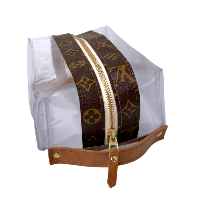 Taylor Travel Pouch In VinylVoque | Upcycled LV