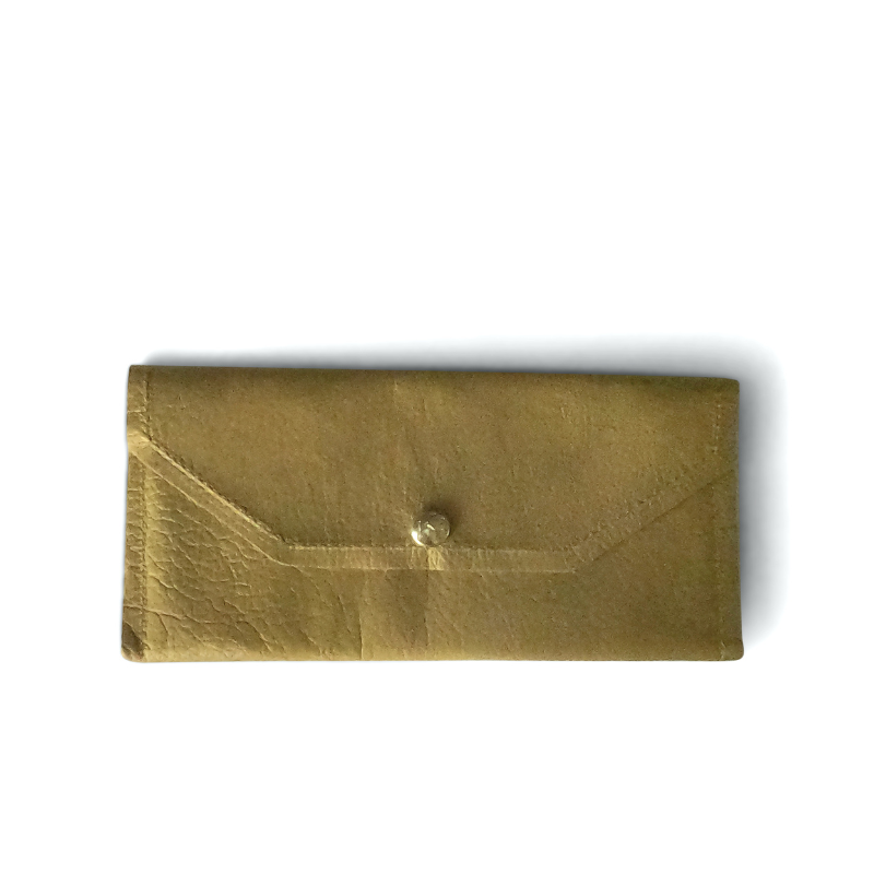 Large Wallet In Leather, Hair on Hide (Pre Made)