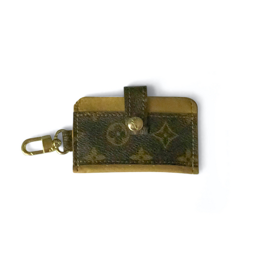 Claire Card Holder In Leather | Upcycled LV