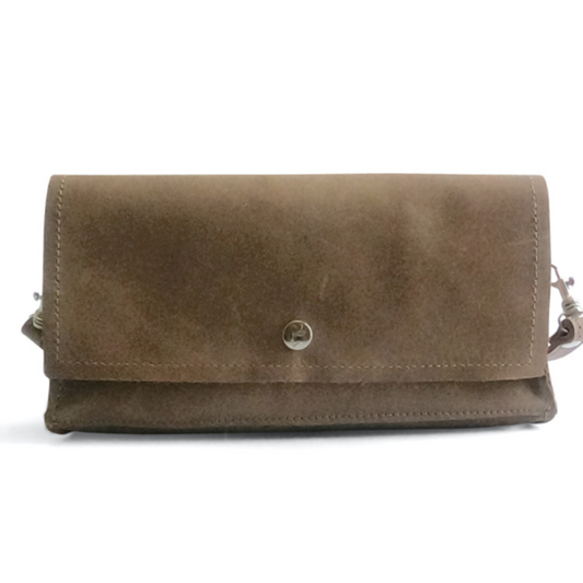 Madison Crossbody In Mocha Leather