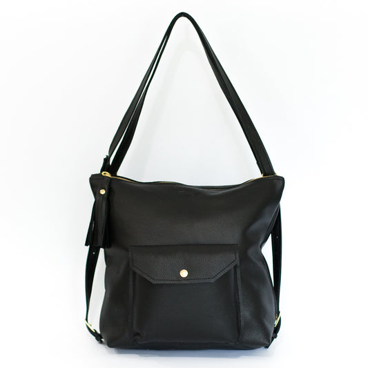 Becka Backpack Purse - Black