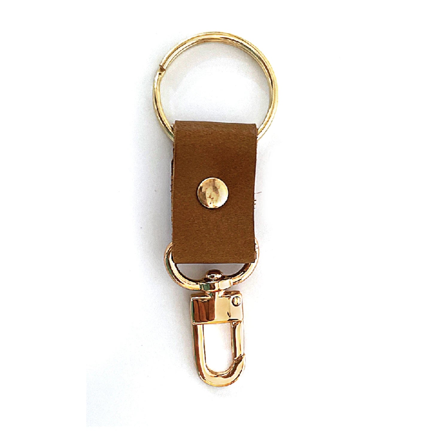 Key Chain In Leather, Hair on Hide