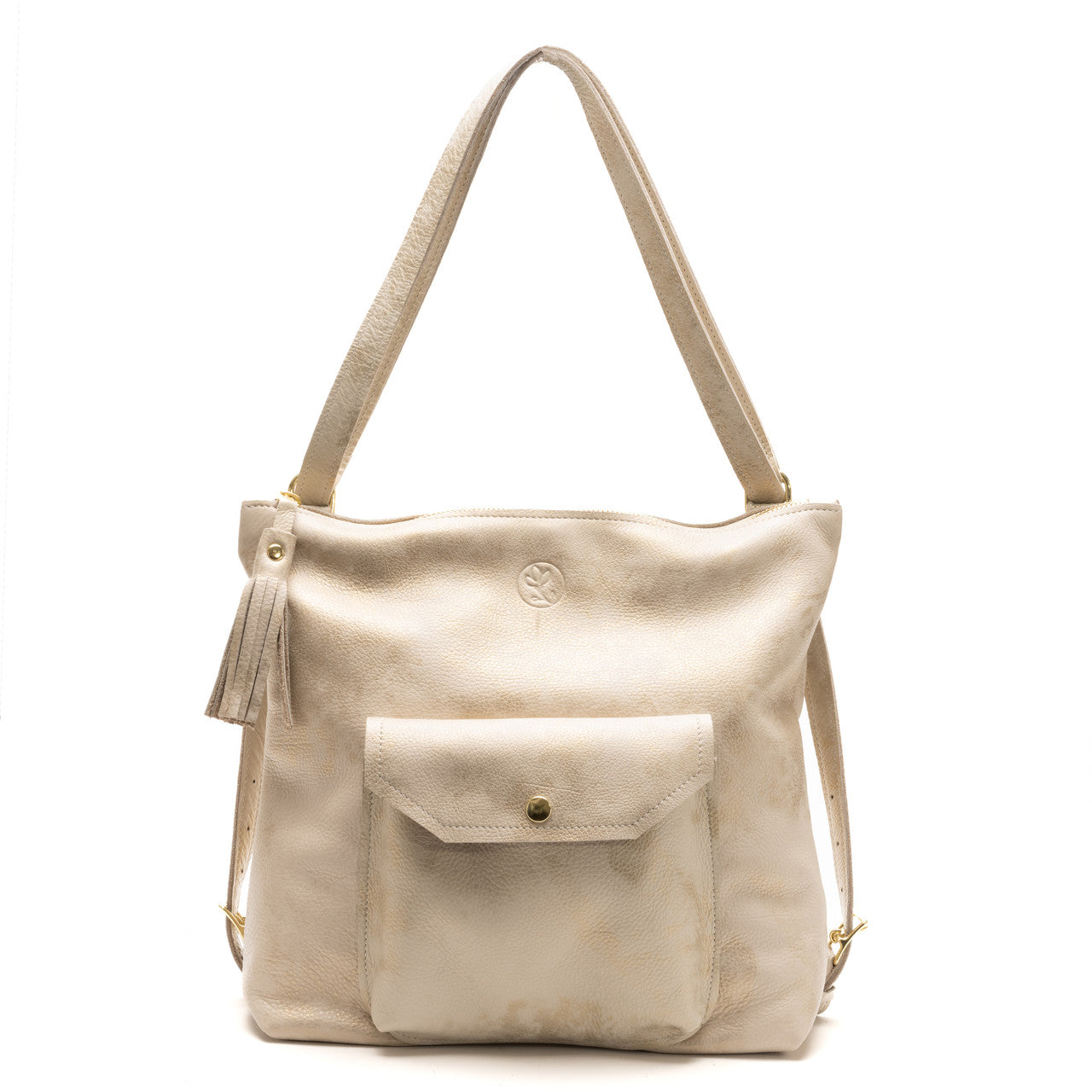 Becka Backpack Purse - Stone