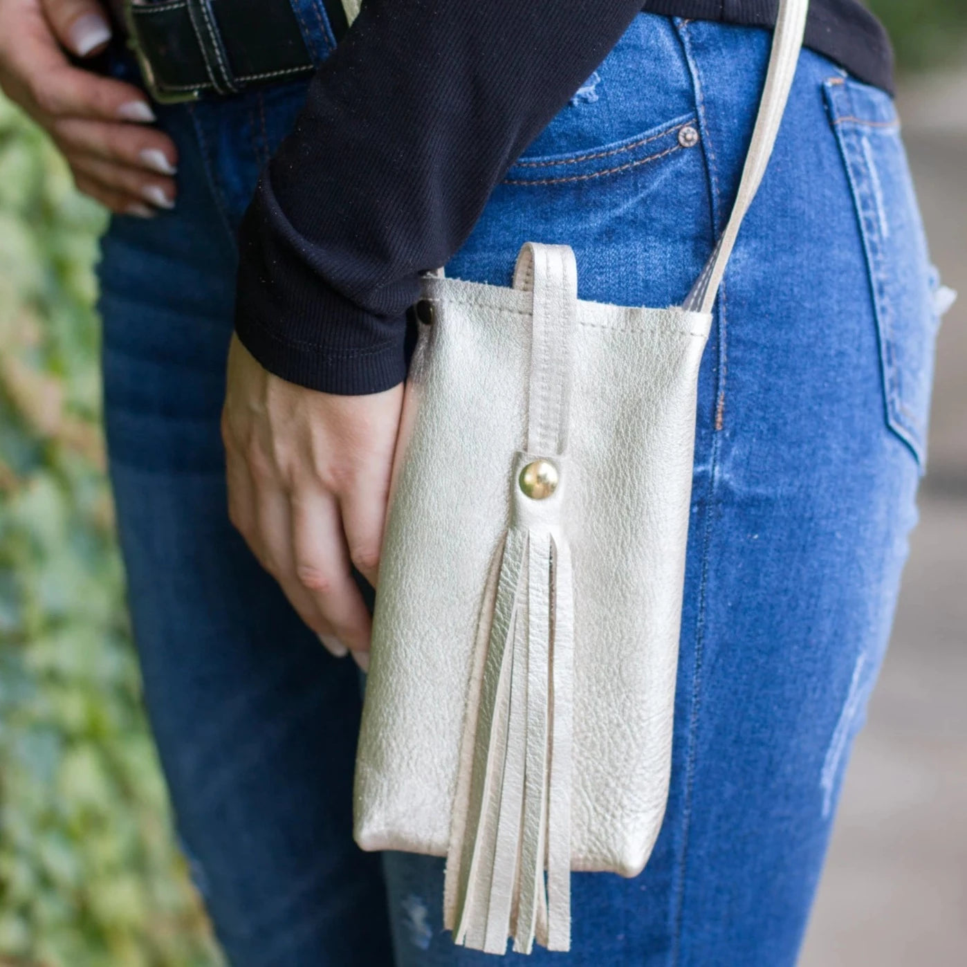 Phone Purse - Platinum Blonde