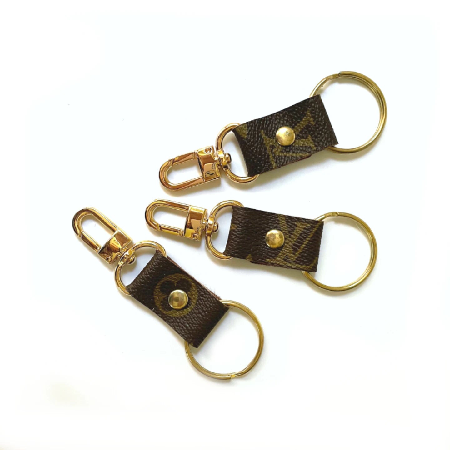 LV Key Chain trio photo on white