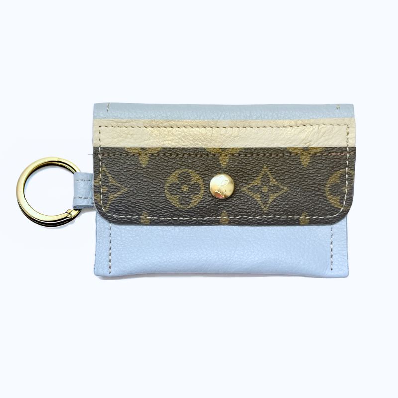Keychain Wallet In Leather | Upcycled LV