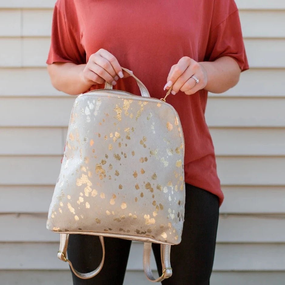 Riley Backpack - Gold (Pre Made)